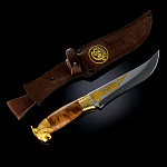 Нож сувенирный "Рыси" Златоуст