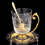 Набор чайный "Кристалл" Златоуст, фотография 1. Интернет-магазин ЛАВКА ПОДАРКОВ