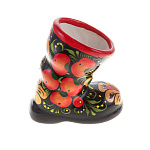 0071184  Хохлома  статуэтка "САПОГ"  5,5*3*6см керамика