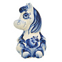 Статуэтка Лошадь "Маруся". Гжель, фотография 3. Интернет-магазин ЛАВКА ПОДАРКОВ
