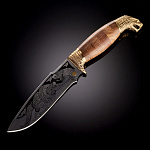 0056237 Оружие сувенирное Нож "Кобра"голова, гравировка, в П/У