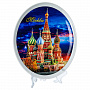 Тарелка сувенирная "Храм Василия Блаженного", фотография 1. Интернет-магазин ЛАВКА ПОДАРКОВ