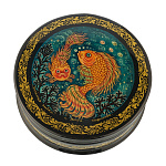 Шкатулка с художественной росписью "Золотые рыбки"