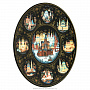 Тарелка-панно с художественной росписью "Золотое кольцо", фотография 3. Интернет-магазин ЛАВКА ПОДАРКОВ