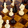 Шахматный ларец из капа с фигурами из янтаря, фотография 7. Интернет-магазин ЛАВКА ПОДАРКОВ