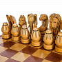 Эксклюзивные большие деревянные шахматы ручной работы "Животный мир" 60х60 см, фотография 1. Интернет-магазин ЛАВКА ПОДАРКОВ