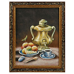 Картина "Натюрморт с самоваром" 30 х 40 см