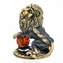 Статуэтка с янтарем "Лев", фотография 3. Интернет-магазин ЛАВКА ПОДАРКОВ