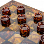 Шахматы-шашки с инкрустацией из янтаря "Статус", фотография 17. Интернет-магазин ЛАВКА ПОДАРКОВ