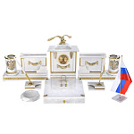 Письменный набор из натурального камня "Орел"