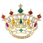 -5303 Традиции ФАБЕРЖЕ  Брошь "КОРОНА" БОЛЬШАЯ