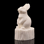 Статуэтка из кости "Кролик на пенечке", фотография 11. Интернет-магазин ЛАВКА ПОДАРКОВ
