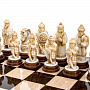 Шахматы с фигурами из бивня мамонта "Куликово поле" 48х48 см, фотография 2. Интернет-магазин ЛАВКА ПОДАРКОВ