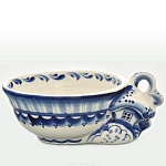 0028926 Гжель Розетка "Деревенька" Авт. Исаев С.В.