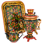 0070027 Самовар электрический "КЛУБНИКА" 3 л прямоуг