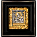 0059967 Гальванопластика ИКОНА "МАТЕРЬ БОЖЬЯ" малая 16*15*4см