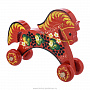 Деревянная игрушка "Конь на колесах", фотография 2. Интернет-магазин ЛАВКА ПОДАРКОВ