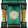 Часы каминные из малахита "Фемида", фотография 3. Интернет-магазин ЛАВКА ПОДАРКОВ