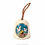 Колокольчик керамический "Пасхальный голубь", фотография 1. Интернет-магазин ЛАВКА ПОДАРКОВ
