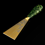 0049685 Златоуст Шпатель сувенирный (нефрит) SUV - 2791