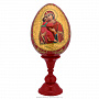 Пасхальное яйцо на подставке "Божья Матерь Владимирская", фотография 1. Интернет-магазин ЛАВКА ПОДАРКОВ