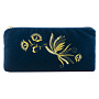 Очечник "Птица". Темно-синий с вышивкой, фотография 2. Интернет-магазин ЛАВКА ПОДАРКОВ