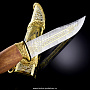 Нож сувенирный "Волк" Златоуст, фотография 3. Интернет-магазин ЛАВКА ПОДАРКОВ