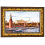 Картина янтарная "Набережная у Кремля" 24х15 см, фотография 3. Интернет-магазин ЛАВКА ПОДАРКОВ