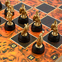 Шахматы деревянные малые "Галлы и римляне" 50х35 см, фотография 3. Интернет-магазин ЛАВКА ПОДАРКОВ