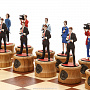Шахматы деревянные "Репортеры", фотография 3. Интернет-магазин ЛАВКА ПОДАРКОВ