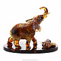 Скульптура из янтаря "Слон с камнем", фотография 6. Интернет-магазин ЛАВКА ПОДАРКОВ
