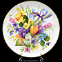 Коллекционная тарелка "Цветы" в ассортименте, фотография 2. Интернет-магазин ЛАВКА ПОДАРКОВ