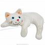 Фарфоровая статуэтка "Кошка белая", фотография 2. Интернет-магазин ЛАВКА ПОДАРКОВ