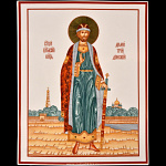 0024326/80.81149.00.1 ЛФЗ ПЛАСТ Прямоуг. Икона "Св.князь Дмитрий Донской"195*160*6 ТН1