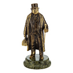 139093 Бронза Скульптура "Банкир" 