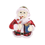 0029077 Фаберже Сувенир НАПЕРСТОК "ДЕД МОРОЗ"  4,5см