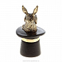 Бронзовая статуэтка "Кролик в шляпе", фотография 3. Интернет-магазин ЛАВКА ПОДАРКОВ