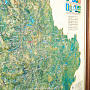 Панно рельефное "Карта Московской области", фотография 2. Интернет-магазин ЛАВКА ПОДАРКОВ