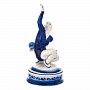 Статуэтка "Гимнастка". Гжель, фотография 4. Интернет-магазин ЛАВКА ПОДАРКОВ