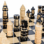 Шахматы деревянные "Резные" 30х30 см, фотография 8. Интернет-магазин ЛАВКА ПОДАРКОВ