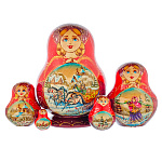 Матрешка "Тройка" 5 мест