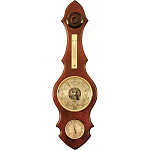 /М-74 МЕТЕОСТАНЦИЯ настенная "Барометр" 55*16см М-74 РВ Нат.дерево