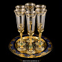 Питейный набор для шампанского на 6 персон. Златоуст, фотография 2. Интернет-магазин ЛАВКА ПОДАРКОВ