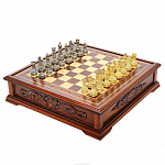 Эксклюзивные шахматы деревянные с серебрянными фигурами
