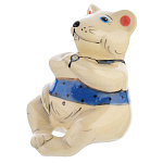 0027737-М Майолика КОНАКОВО Скульптура"МЫШЬ СИДЯЧАЯ" 5*9см цвет в ассортименте