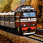 Картина янтарная "Поезд" 30х40 см, фотография 5. Интернет-магазин ЛАВКА ПОДАРКОВ