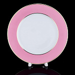 0064486/80.96945.00.1 ЛФЗ ТАРЕЛКА мелкая 215мм Европейская2"Морозная сказка (роз)" ТН1