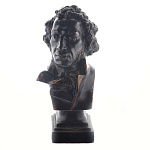 0037836 Бронза СКУЛЬПТУРА "БЮСТ ПУШКИНА" Авт.работа.