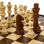 Шахматный ларец с деревянными фигурами 35х35 см, фотография 4. Интернет-магазин ЛАВКА ПОДАРКОВ