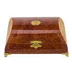 Шкатулка из карельской березы и корня секвойи